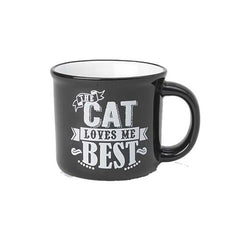 The Cat Loves Me Best - 16 oz Mug