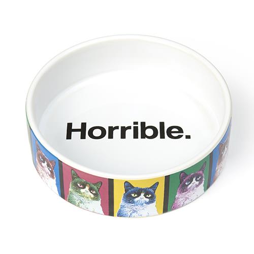 Petrageous - Grumpy Cat - Pop Art - 5" Shallow Bowl - Multi coloured - 1 Cup