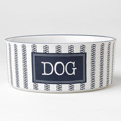 Country Blue Dog Dish