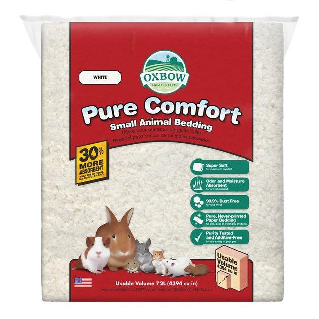 Oxbow - Pure Comfort Small Animal Bedding - White - 72L
