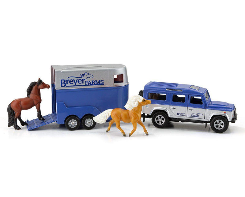 Breyer Farms - Land Rover and Tag-A-Long Trailer