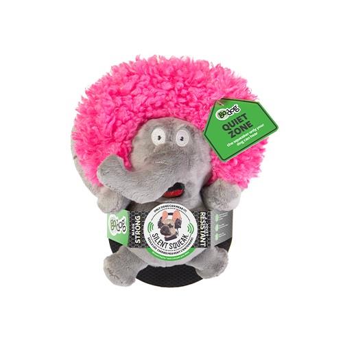 GoDog Silent Squeak Crazy Hair Elephant