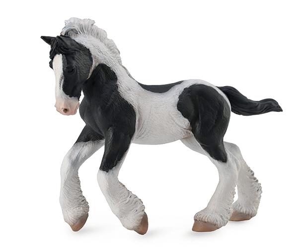 Breyer CollectA - Gypsy Foal - Black/White Piebald