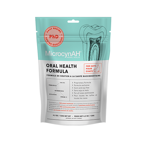 MicrocynAH Oral Health Formula For Cats 120g