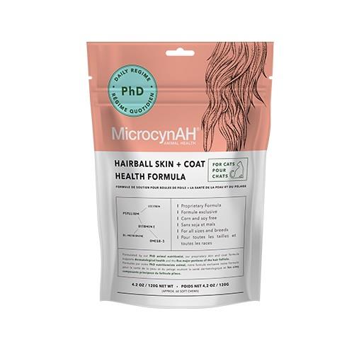 MicrocynAH Hairball Skin + Coat Health Formula for Cats 120g