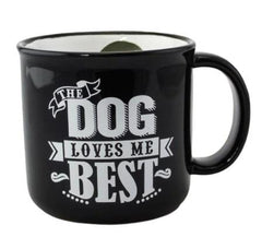 Petrageous - Dog Loves Me Best - 16oz Mug