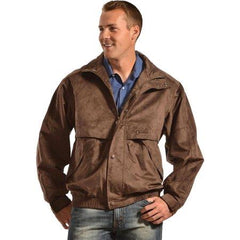 Outback Trading Company - Rambler Jacket - Brown Microsuede - Men's Outerwear