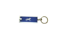 Printed Horse Flash Light Key Chain
