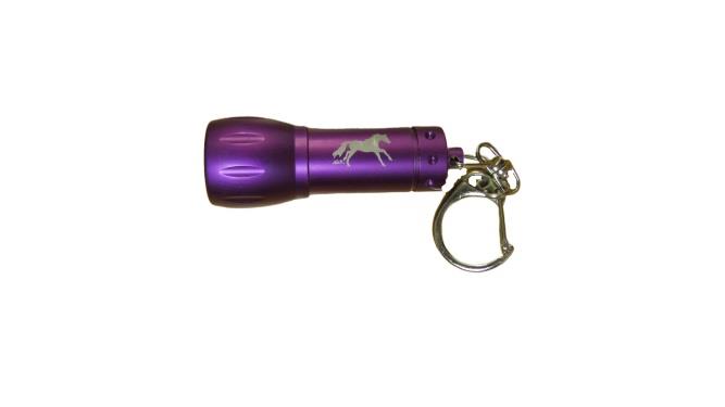 Printed Horse Flashlight with Key Chain