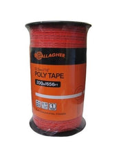 Gallagher - 12.5mm Poly Tape - Orange - 200M / 656Ft