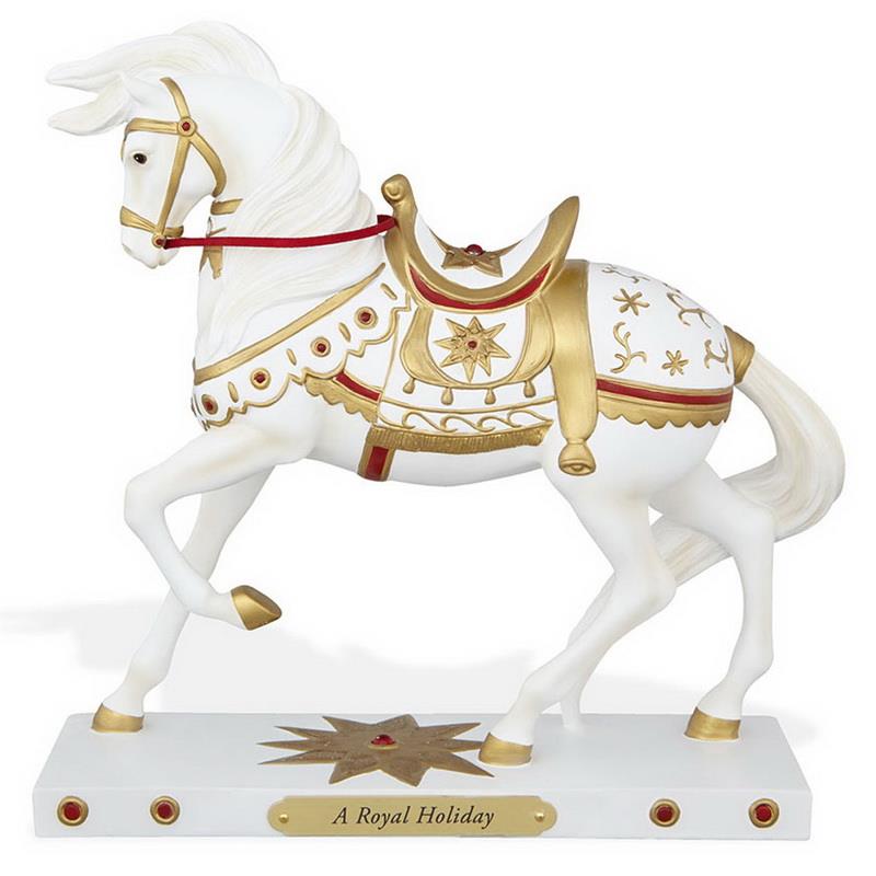 Enesco - The Trail of Painted Ponies - A Royal Holiday - 2015 Collectable Horse Figurine - Discontinued