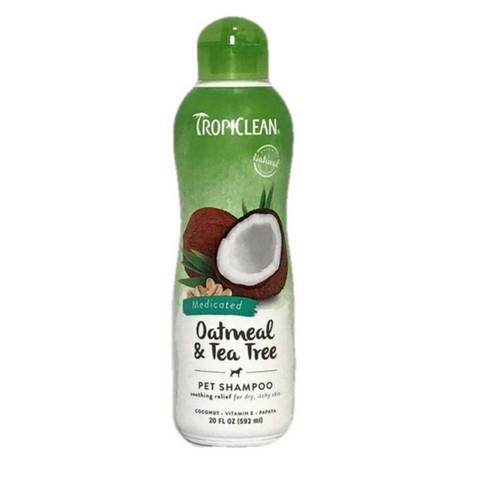 Tropiclean Oatmeal & Tea Tree Dog Shampoo