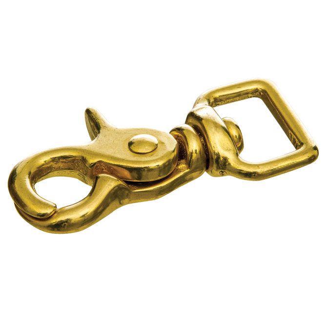5/8" Brass Square End Trigger Snap