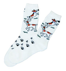 Comfort Plus Socks - Jack Russell Terrier - Ladies' Socks Size 9-11