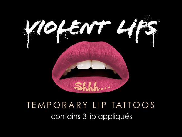 Violent Lipos - Shhh... - Temporary Lip Applique