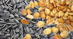 Shelled Peanuts & Striped Sunflower Seeds - 50:50 Mix - Bird Seed - 20LBs