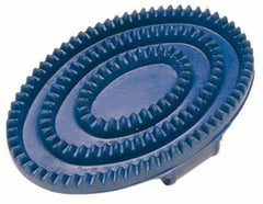 Small Rubber Curry Comb - Blue