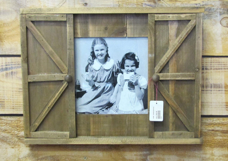 Barn Door Picture Frame