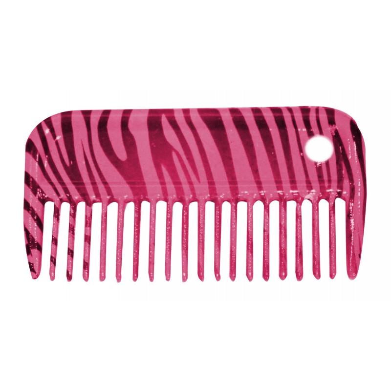 Pink Zebra Fashion Collection Mane Comb