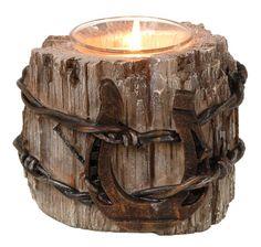 Rustic Western Candle