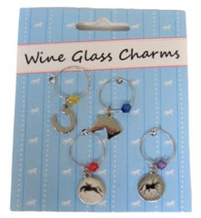 Western Wine Glass Charms